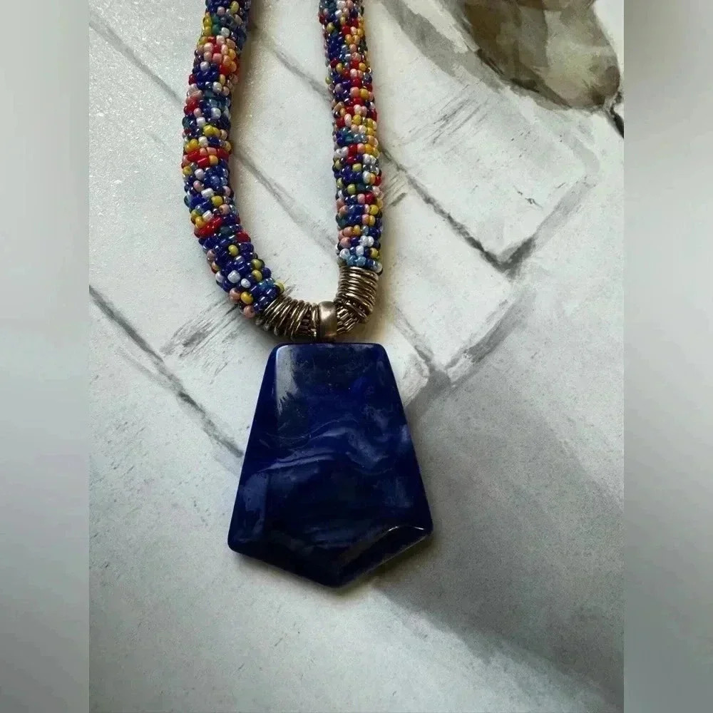 Chico's Reversible Multi-Color Color Kyia Pendant… - image 5